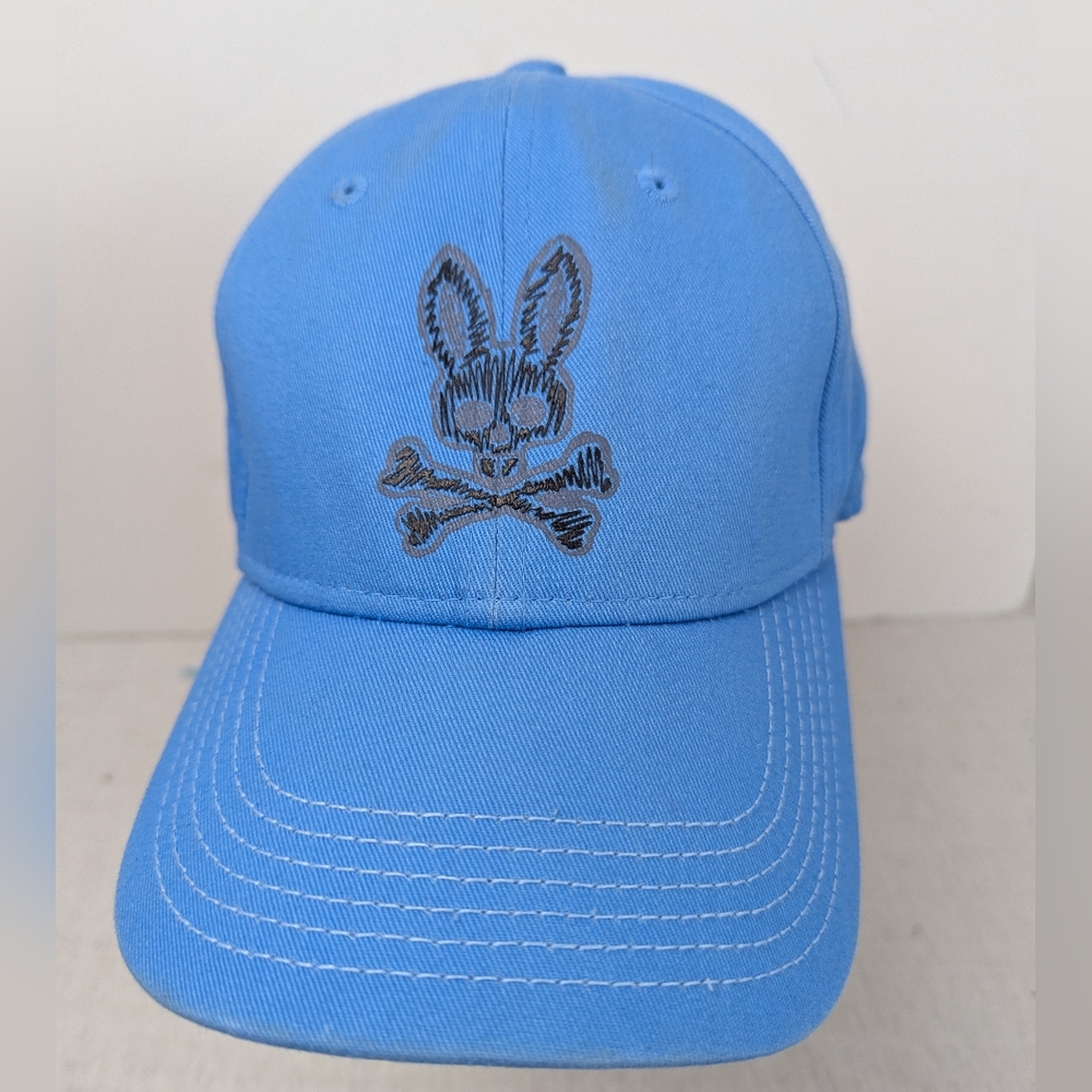 Psycho Bunny Blue Baseball Cap With Adjustable Strap NWOT
